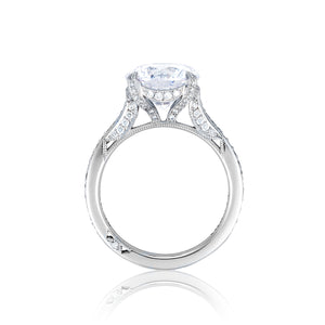 Tacori Platinum RoyalT Round Diamond Engagement Ring Setting  (0.47 CTW)