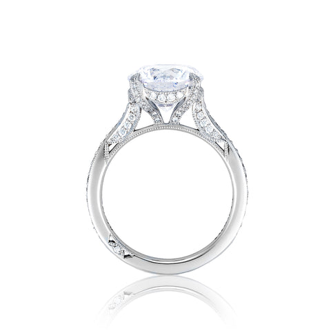 Tacori Platinum RoyalT Round Diamond Engagement Ring Setting  (0.47 CTW)