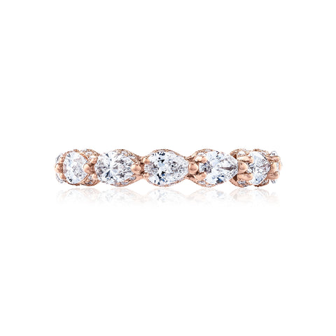 Tacori 18k Rose Gold RoyalT Diamond Wedding Band (2.22 CTW)