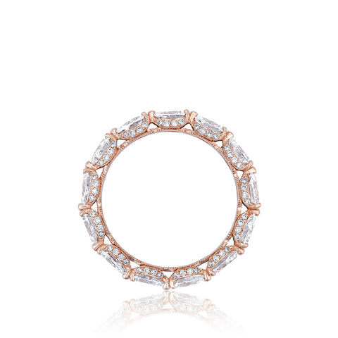 Tacori 18k Rose Gold RoyalT Diamond Wedding Band (2.22 CTW)