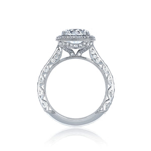 Tacori Platinum RoyalT Round Diamond Engagement Ring (1.01 CTW)