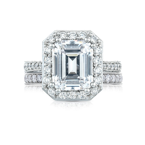 Tacori Platinum RoyalT  Engagement Ring Setting   (1.36 CTW)