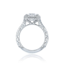 Load image into Gallery viewer, Tacori Platinum RoyalT Princess Diamond Engagement Ring (0.98 CTW)