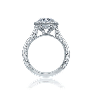 Tacori Platinum RoyalT Round Diamond Engagement Ring Setting  (0.98 CTW)