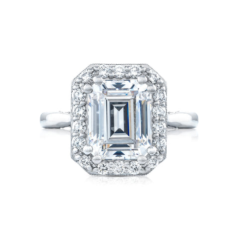 Tacori Platinum RoyalT  Engagement Ring Setting  (0.78 CTW)