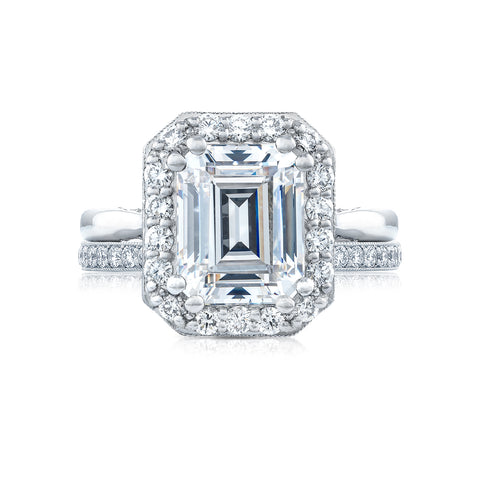 Tacori Platinum RoyalT  Engagement Ring Setting  (0.78 CTW)