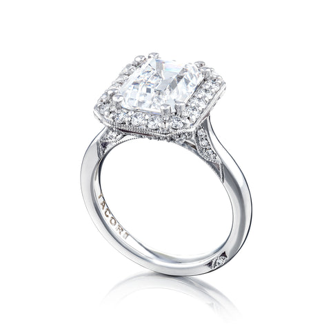 Tacori Platinum RoyalT  Engagement Ring Setting  (0.78 CTW)