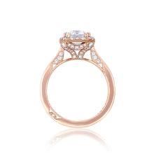 Load image into Gallery viewer, Tacori 18k Rose Gold RoyalT Engagement Ring (0.51 CTW)