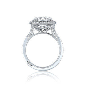 Tacori Platinum RoyalT Round Diamond Engagement Ring (1 CTW)