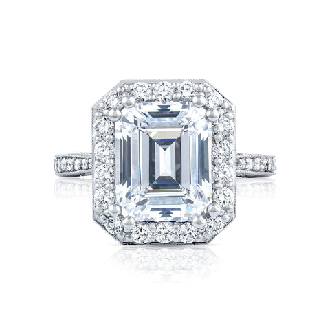 Tacori Platinum RoyalT  Engagement Ring Setting  (1.11 CTW)