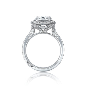 Tacori Platinum RoyalT Oval Diamond Engagement Ring (0.92 CTW)