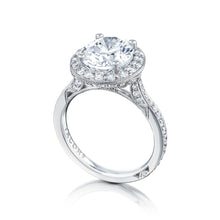 Load image into Gallery viewer, Tacori Platinum RoyalT Oval Diamond Engagement Ring (0.92 CTW)