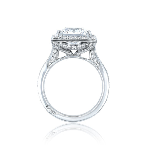 Tacori Platinum RoyalT Princess Diamond Engagement Ring Setting  (1.06 CTW)