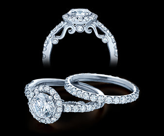 Verragio Insignia Round Diamond Engagement Ring Setting (0.85 CTW)