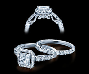 Verragio Insignia Princess Diamond Engagement Ring (0.80 CTW)
