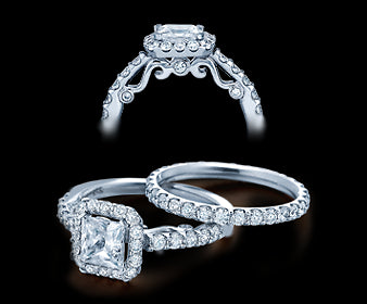 Verragio Insignia Princess Diamond Engagement Ring Setting  (0.80 CTW)
