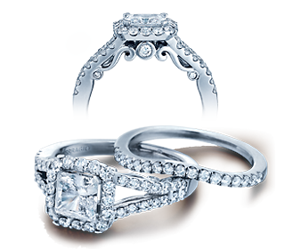 Verragio Insignia Princess Diamond Engagement Ring Setting (0.65 CTW)