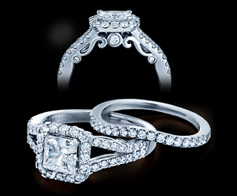 Verragio Insignia Princess Diamond Engagement Ring Setting (0.65 CTW)
