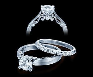 Verragio Insignia Round Diamond Engagement Ring (0.10 CTW)