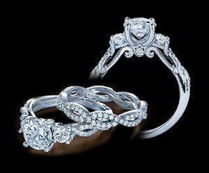 Verragio Insignia Princess Diamond Engagement Ring (0.50 CTW)