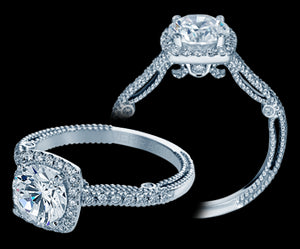 Verragio Insignia Round Diamond Engagement Ring (0.25 CTW)