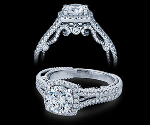 Verragio Insignia Round Diamond Engagement Ring (0.45 CTW)
