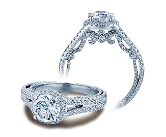 Verragio Insignia Round Diamond Engagement Ring Setting  (0.45 CTW)