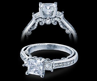 Verragio Insignia Princess Diamond Engagement Ring Setting (0.65 CTW)