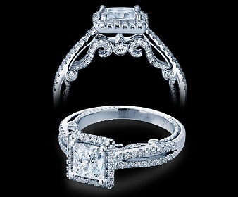 Verragio Insignia Princess Diamond Engagement Ring Setting (0.50 CTW)