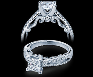 Verragio Insignia Princess Diamond Engagement Ring (0.40 CTW)