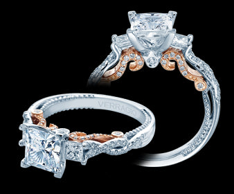 Verragio Insignia Princess Diamond Engagement Ring Setting (0.60 CTW)
