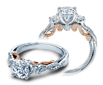 Verragio Insignia Round Diamond Engagement Ring Setting (0.50 CTW)