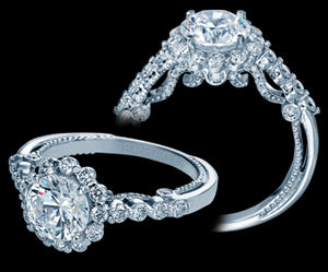 Verragio Insignia Round Diamond Engagement Ring (0.55 CTW)