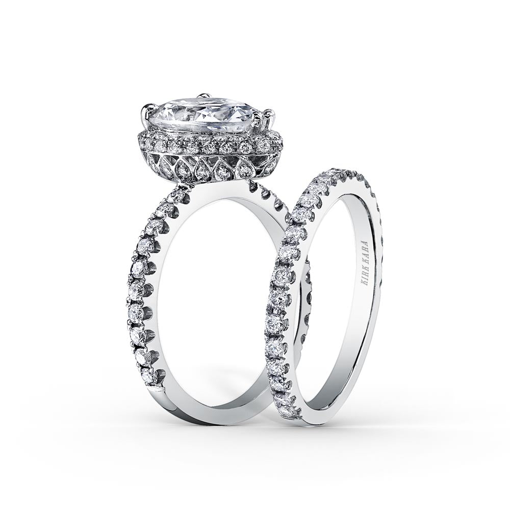 KirkKara Carmella Pear Diamond Diamond Engagement Ring (0.62 CTW)