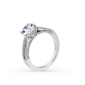 KirkKara Stella Round Diamond Diamond Engagement Ring (0.33 CTW)