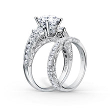 Load image into Gallery viewer, KirkKara Charlotte Round Diamond Diamond Engagement Ring