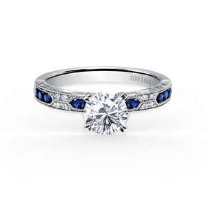 KirkKara Charlotte Round Diamond Diamond Engagement Ring