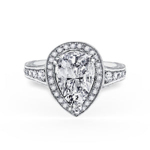 KirkKara Carmella Pear Diamond Diamond Engagement Ring