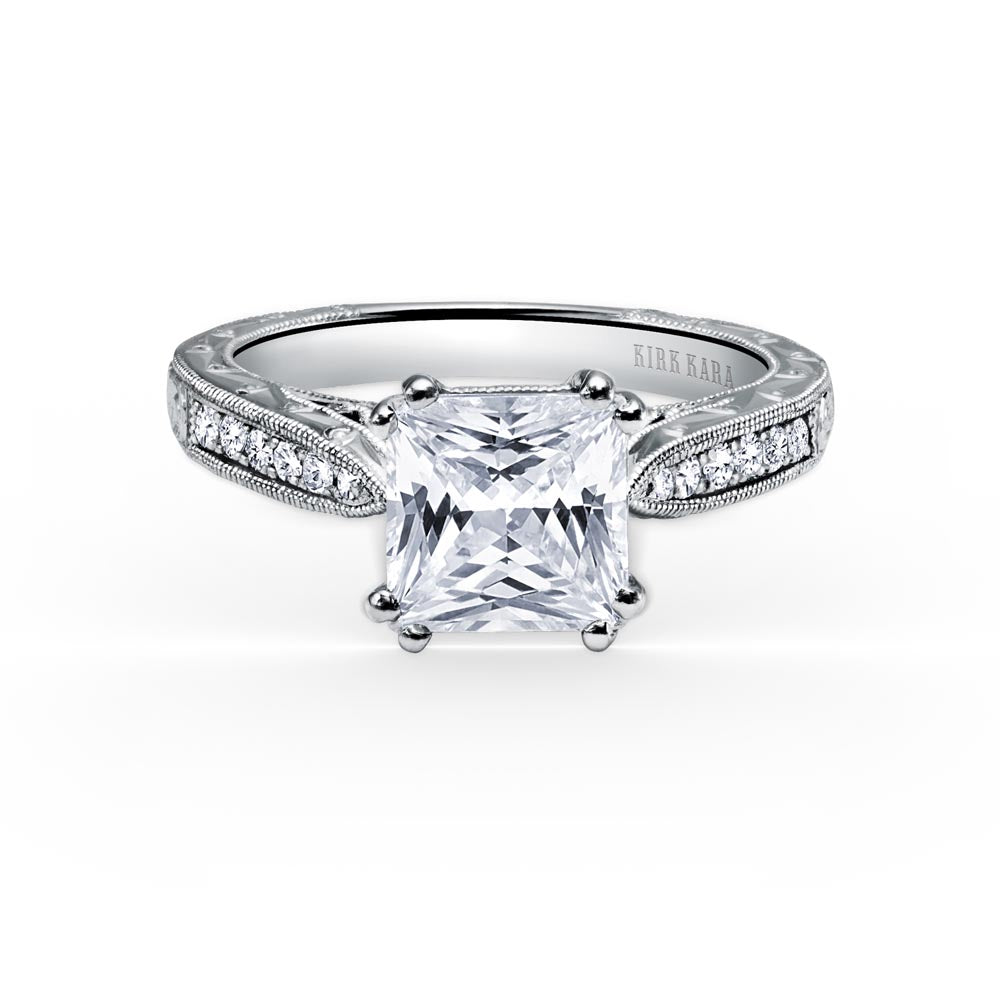 KirkKara Stella Princess Diamond Diamond Engagement Ring