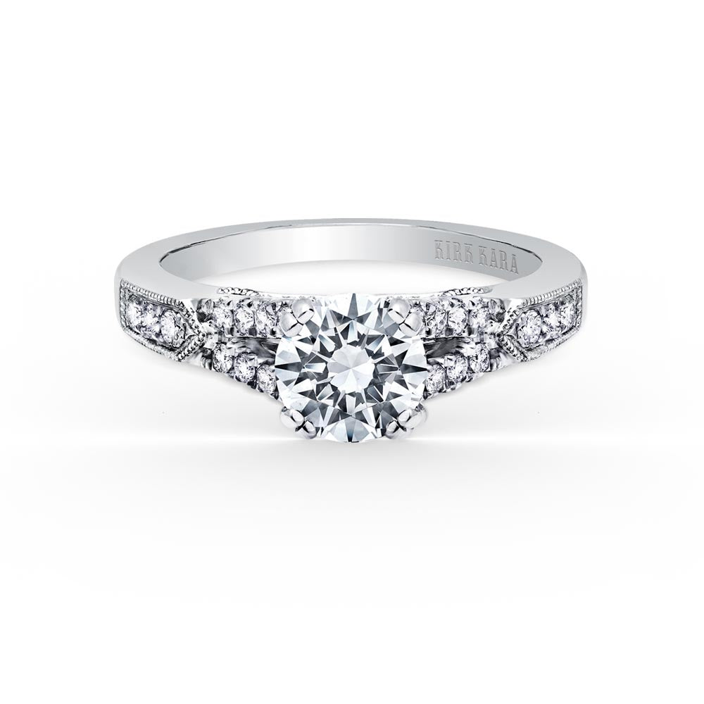 KirkKara Stella Round Diamond Diamond Engagement Ring