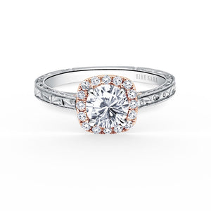 KirkKara Carmella Round Diamond Diamond Engagement Ring Setting