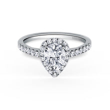 Load image into Gallery viewer, KirkKara Carmella Pear Diamond Diamond Engagement Ring