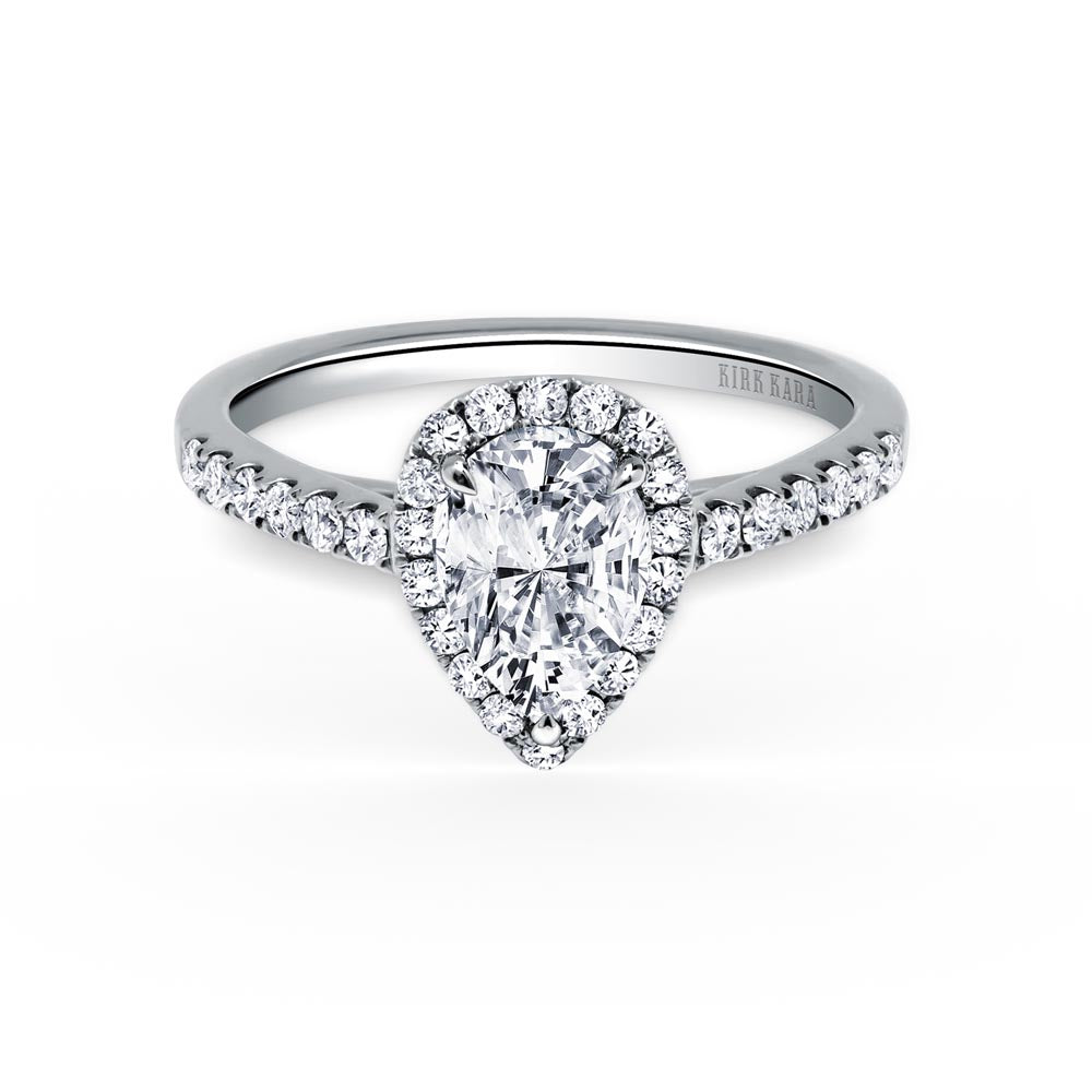 KirkKara Carmella Pear Diamond Diamond Engagement Ring