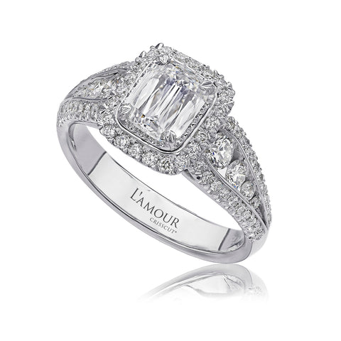 Christopher Designs L’Amour Engagement Ring (0.87 CTW)