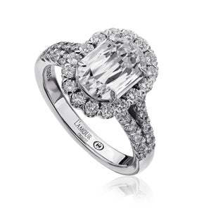 Christopher Designs L’Amour Engagement Ring (0.82 CTW)