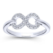Load image into Gallery viewer, Gabriel &amp; Co. Eternal Love Sterling Silver Jewelry Ring