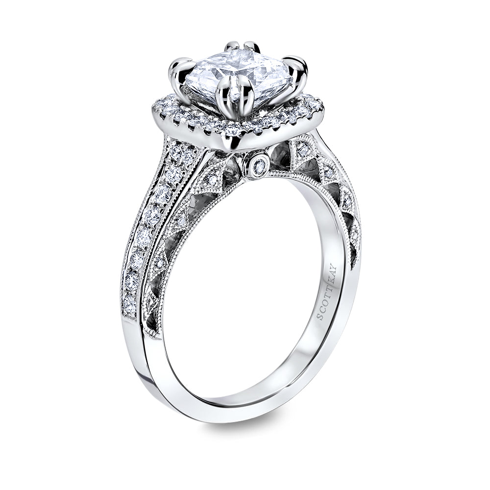 Scott Kay Heaven's Gates Engagement Ring (0.59 CTW)