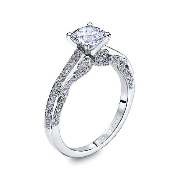 Scott Kay Luminaire Engagement Ring (0.31  CTW)