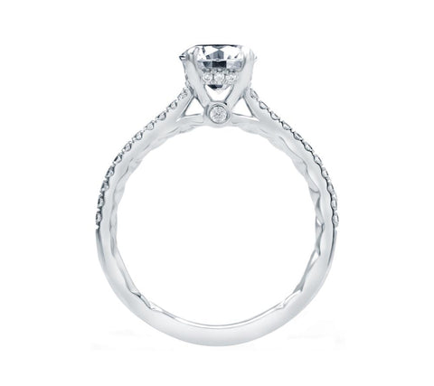 A.JAFFE Classics Round Diamond Diamond Engagement Ring (0.24 ctw)