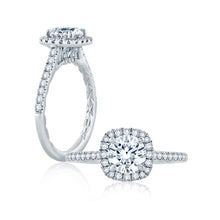 Load image into Gallery viewer, A.JAFFE Seasons of Love Round Diamond Diamond Engagement Ring (0.42 ctw)